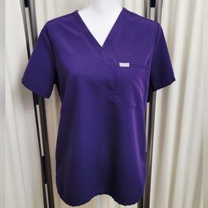 Figs Technical Collection Purple Women's Scrub Top | Medium